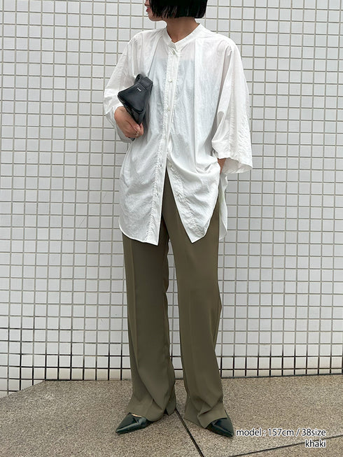 【 予約:9/下旬 】SIDE SLIT SLACKS /Y253-31103-2